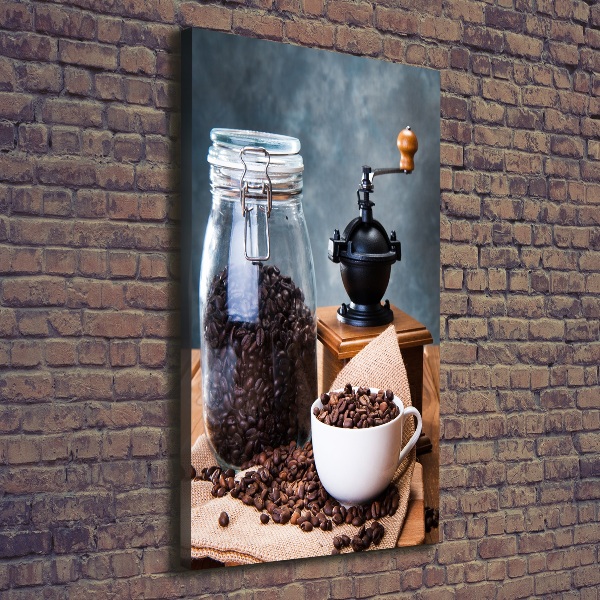 Impresión en lienzo vertical Molinillo de café