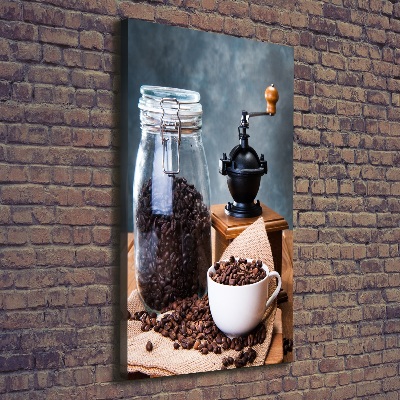 Impresión en lienzo vertical Molinillo de café