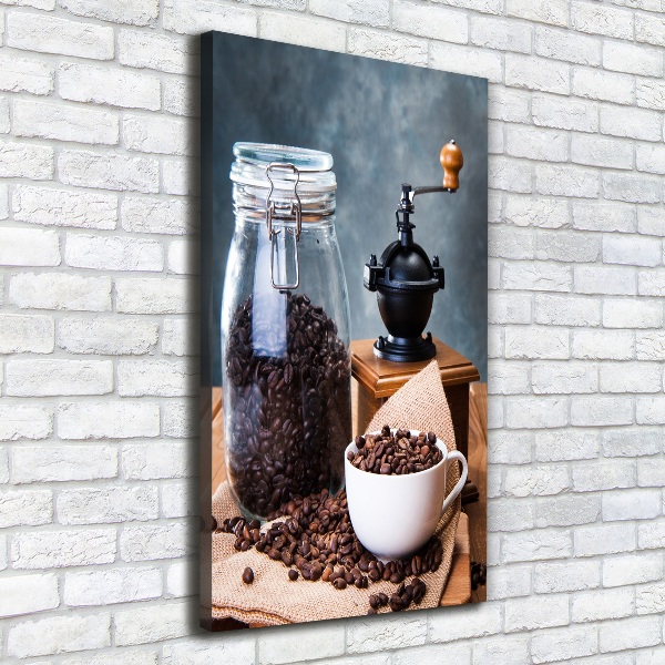 Impresión en lienzo vertical Molinillo de café