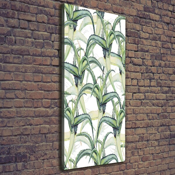 Impresión en lienzo vertical Áloe