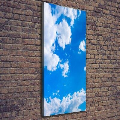 Impresión en lienzo vertical Nubes en el cielo