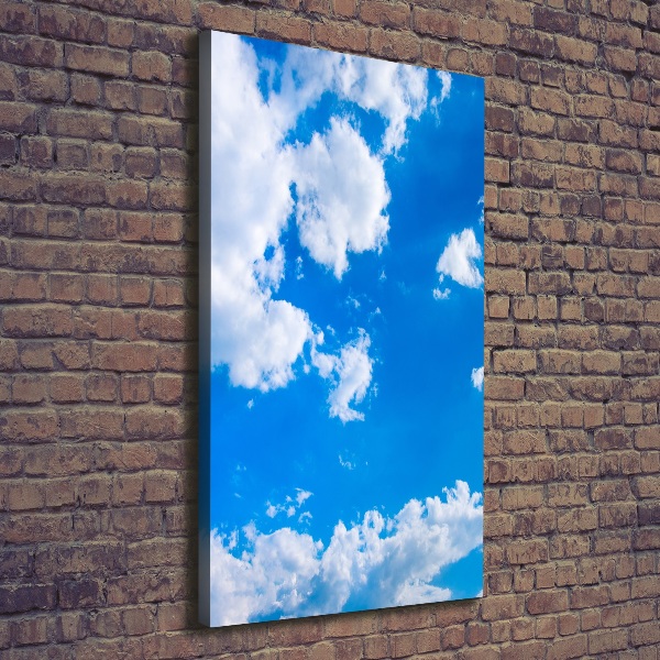 Impresión en lienzo vertical Nubes en el cielo