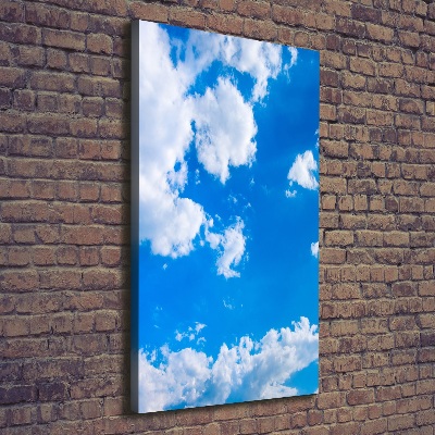 Impresión en lienzo vertical Nubes en el cielo