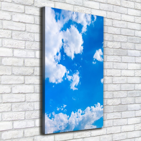 Impresión en lienzo vertical Nubes en el cielo