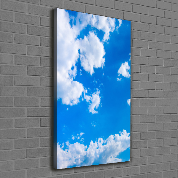 Impresión en lienzo vertical Nubes en el cielo