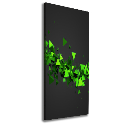 Impresión en lienzo vertical Onda geométrica