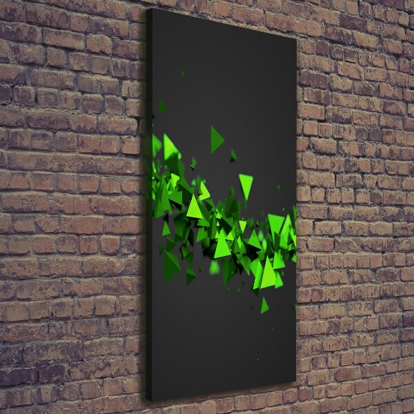 Impresión en lienzo vertical Onda geométrica