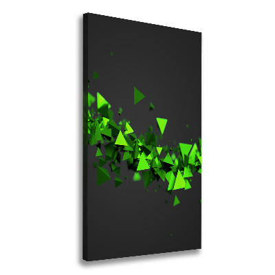 Foto obraz na płótnie pionowy Geometryczna fala