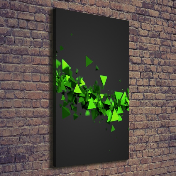 Impresión en lienzo vertical Onda geométrica