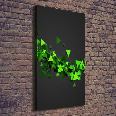 Impresión en lienzo vertical Onda geométrica