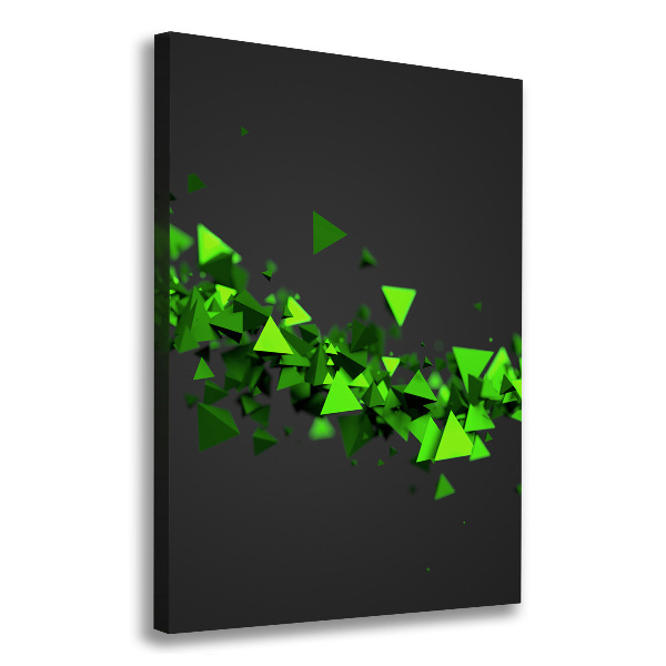 Impresión en lienzo vertical Onda geométrica