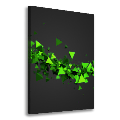 Impresión en lienzo vertical Onda geométrica