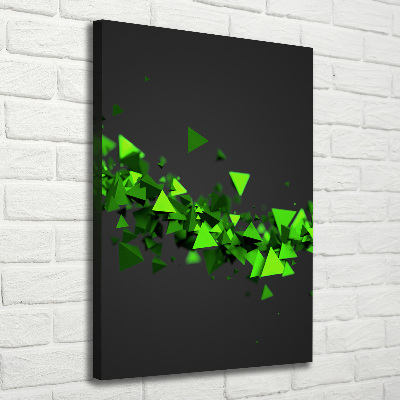 Impresión en lienzo vertical Onda geométrica