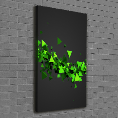 Impresión en lienzo vertical Onda geométrica