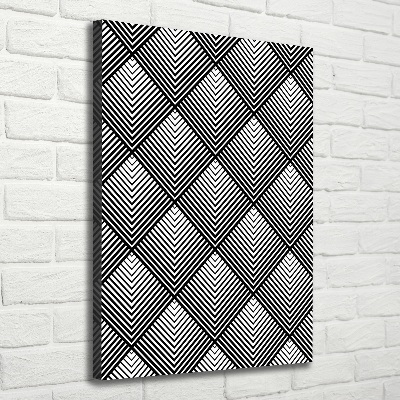 Impresión en lienzo vertical Fondo geométrico