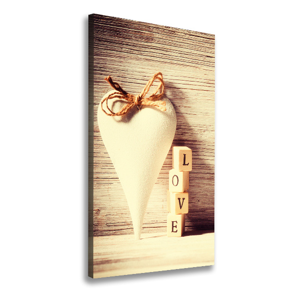 Nowoczesny fotoobraz canvas na ramie pionowy Miłość