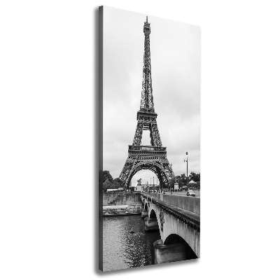 Fotografía en lienzo vertical Torre Eiffel de París