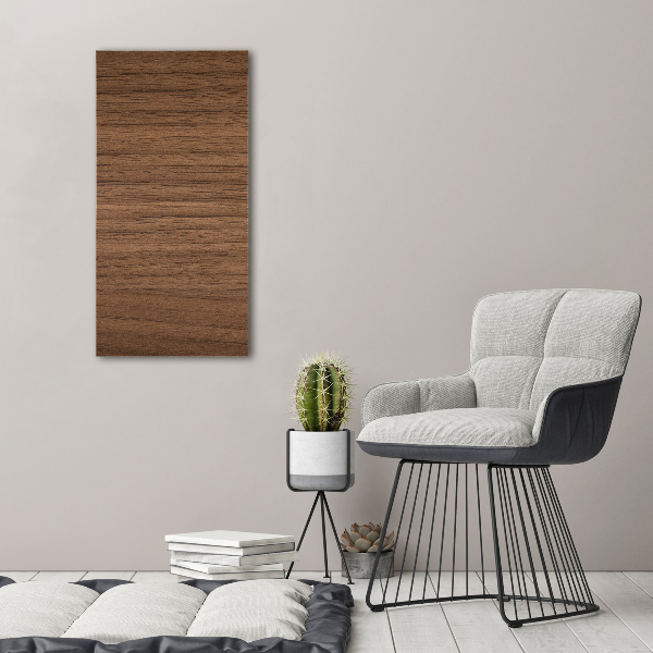 Cuadro moderno en lienzo resistente uv vertical Fondo de madera