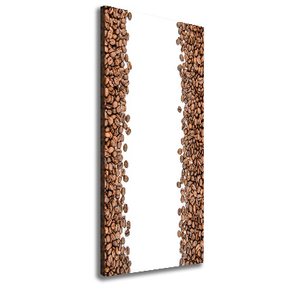 Foto obraz na płótnie do salonu pionowy Ziarna kawy