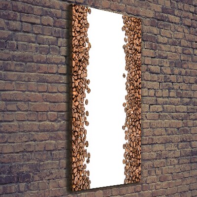 Foto obraz na płótnie do salonu pionowy Ziarna kawy