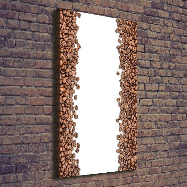 Foto obraz na płótnie do salonu pionowy Ziarna kawy