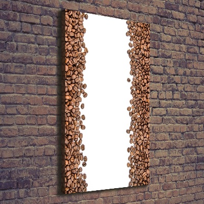 Foto obraz na płótnie do salonu pionowy Ziarna kawy