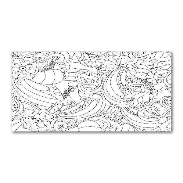 Cuadro de cristal templado moderno horizontal Adornos