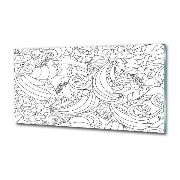 Cuadro de cristal templado moderno horizontal Adornos