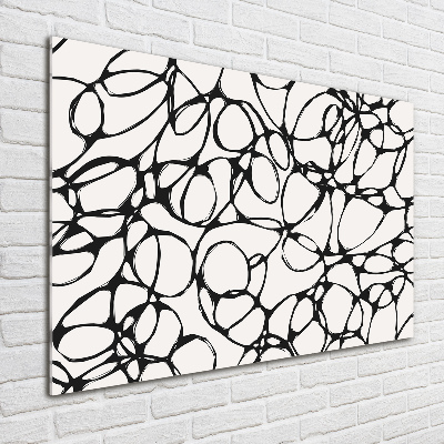 Foto-obraz szklany Chaotyczne kółka