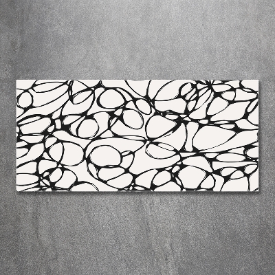 Foto-obraz szklany Chaotyczne kółka