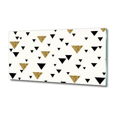 Foto-obraz szkło hartowane Trójkąty tło