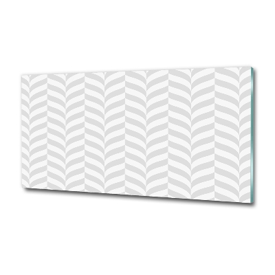 Impresión en cristal con acabado brillante horizontal Fondo geométrico