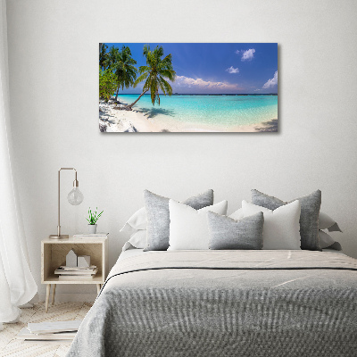 Foto obraz szkło hartowane Panorama plaży