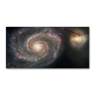 Cuadro decorativo de vidrio para salón horizontal Nebulosa