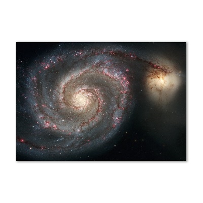 Cuadro decorativo de vidrio para salón horizontal Nebulosa