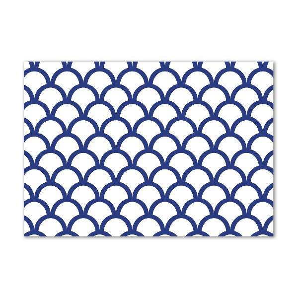 Cuadro decorativo de vidrio para salón horizontal Antecedentes marítimos