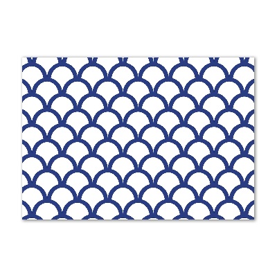 Cuadro decorativo de vidrio para salón horizontal Antecedentes marítimos