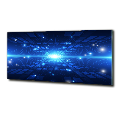 Cuadro decorativo de vidrio para salón horizontal Fondo 3D