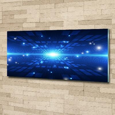 Cuadro decorativo de vidrio para salón horizontal Fondo 3D