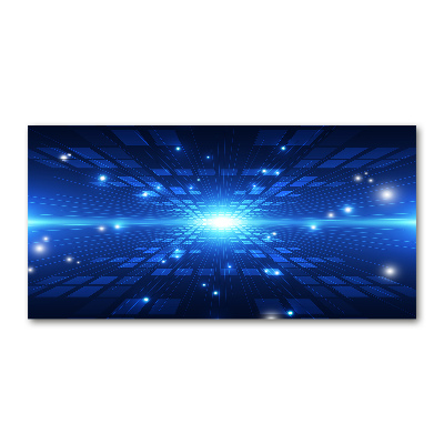 Cuadro decorativo de vidrio para salón horizontal Fondo 3D