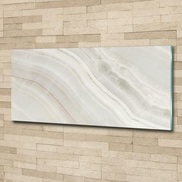 Foto en cristal de alta calidad con impresión uv horizontal Textura de mármol