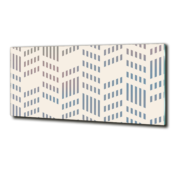 Foto en cristal de alta calidad con impresión uv horizontal Fondo geométrico