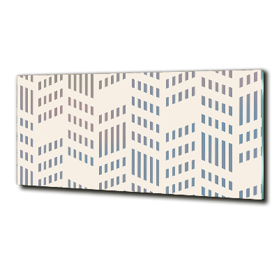 Foto en cristal de alta calidad con impresión uv horizontal Fondo geométrico