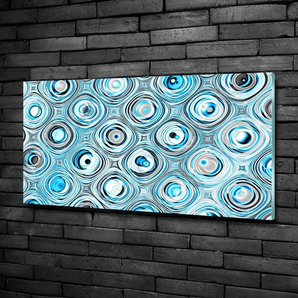 Impresión en cristal con acabado brillante horizontal Gráficos fractales