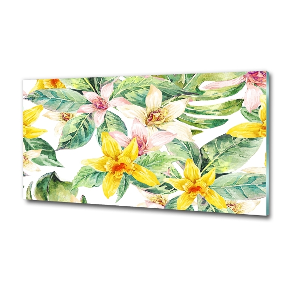 Foto obraz szkło hartowane Orchidea