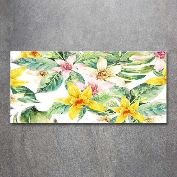 Foto obraz szkło hartowane Orchidea