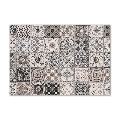 Cuadro decorativo de vidrio para salón horizontal Azulejos de cerámica