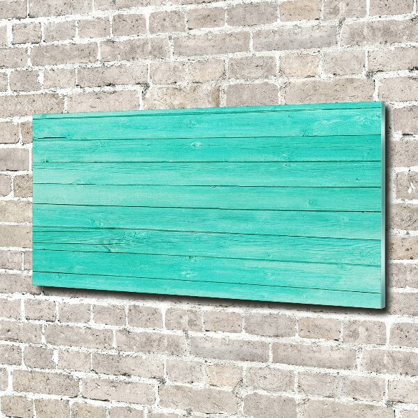 Cuadro de cristal templado moderno horizontal Pizarras verdes