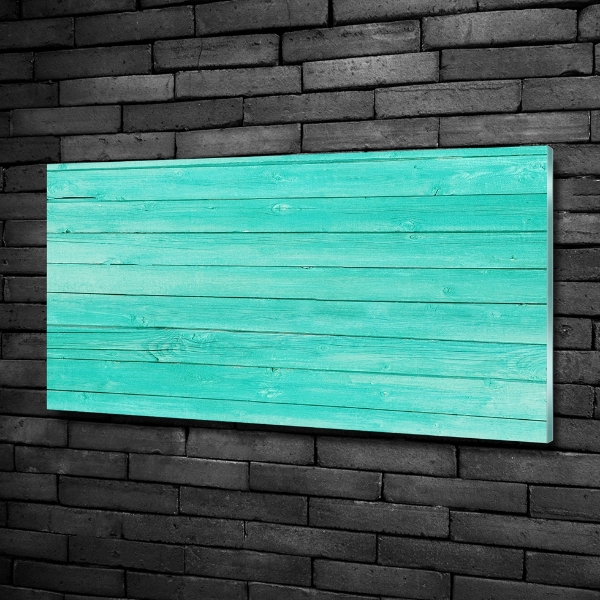 Cuadro de cristal templado moderno horizontal Pizarras verdes