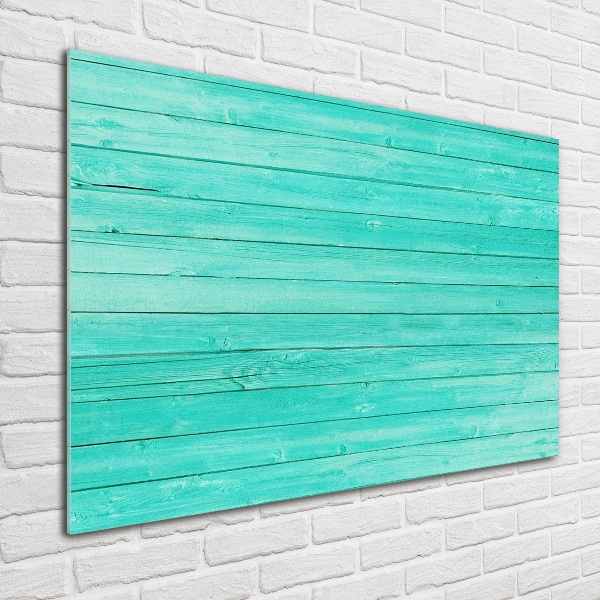 Cuadro de cristal templado moderno horizontal Pizarras verdes